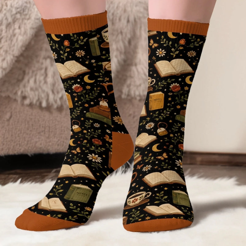 Personalisierte Socken – Geschenk für Buchliebhaber – Nach dem Kapitel