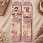 Personalisierte Socken – Geschenk für Buchliebhaber – Meine Ruhe