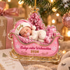 Personalisiertes Acrylornament – Geschenk für Babys & frischgebackene Eltern – Das erste Weihnachtswunder