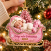 Personalisiertes Acrylornament – Geschenk für Babys & frischgebackene Eltern – Das erste Weihnachtswunder