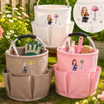 Personalisierte Gartenwerkzeugtasche – Geschenk für Gärtnerin & Pflanzenliebhaber – Lass etwas Schönes wachsen