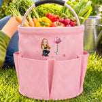 Personalisierte Gartenwerkzeugtasche – Geschenk für Gärtnerin & Pflanzenliebhaber – Lass etwas Schönes wachsen