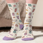 Personalisierte Socken – Geschenk für Buchliebhaber – Mein Buch, Meine Ruhe