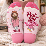 Personalisierte Socken – Geschenk für Buchliebhaber – Noch ein Kapitel