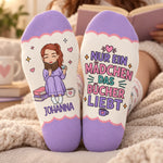 Personalisierte Socken – Geschenk für Buchliebhaber – Mein Buch, Meine Ruhe