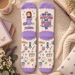 Personalisierte Socken – Geschenk für Buchliebhaber – Mein Buch, Meine Ruhe