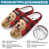 Personalisierte Hausschuhe mit Foto – Geschenk für Haustierbesitzer – Gemütliche Füße, glückliches Herz
