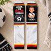 Personalisierte Socken – Geschenk für Fußballfans – Für echte Fußballfans