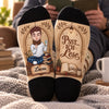 Personalisierte Socken – Geschenk für Buchliebhaber – Bücher sind mein Ding