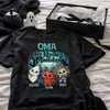 Personalisiertes Unisex-T-Shirt – Halloween Geschenk für Oma, Mama – Kleine Monster ganz groß