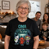 Personalisiertes Unisex-T-Shirt – Halloween Geschenk für Oma, Mama – Kleine Monster ganz groß
