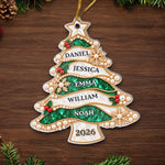 Personalisiertes Acrylornament – Weihnachtsgeschenk für Familie – Ein Weihnachtsbaum Voller Liebe