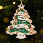 Personalisiertes Acrylornament – Weihnachtsgeschenk für Familie – Ein Weihnachtsbaum Voller Liebe