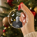 Personalisierter Glasanhänger mit Foto – Gedenkgeschenke | In liebevoller Erinnerung – Für immer in meinem Herzen