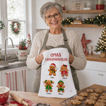 Personalisierte Geschirrtuch - Geschenk für Oma - Ein Hauch Lebkuchenzauber