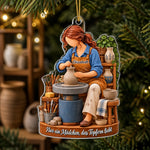 Personalisiertes Acrylornament – Geschenke für Frauen – Töpfern Ist Meine Leidenschaft