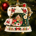 Personalisiertes Acrylornament – Geschenke Für Schneiderinnen – So Viel Nähfreude Zu Weihnachten