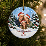 Personalisiertes Keramikornament mit Foto – Geschenke für Familie - Liebe Macht Alles Magisch