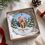 Personalisiertes Keramikornament mit Foto – Geschenke für Familie - Liebe Macht Alles Magisch