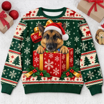 Personalisiertes Weihnachtssweatshirt mit Foto – Geschenk für Haustierbesitzer – Flauschig Süß Und Voller Liebe