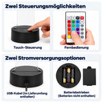 Personalisierte Kopfhörerständer - Geschenk für Gamer – Licht Sound Action