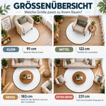 Personalisierte Runde Steppdecke mit Foto – Geschenk für Haustierbesitzer – Pfoten voller Weihnachtszauber