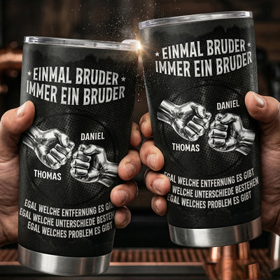 Personalisierter Becher – Geschenk für Bruder – Immer ein Bruder